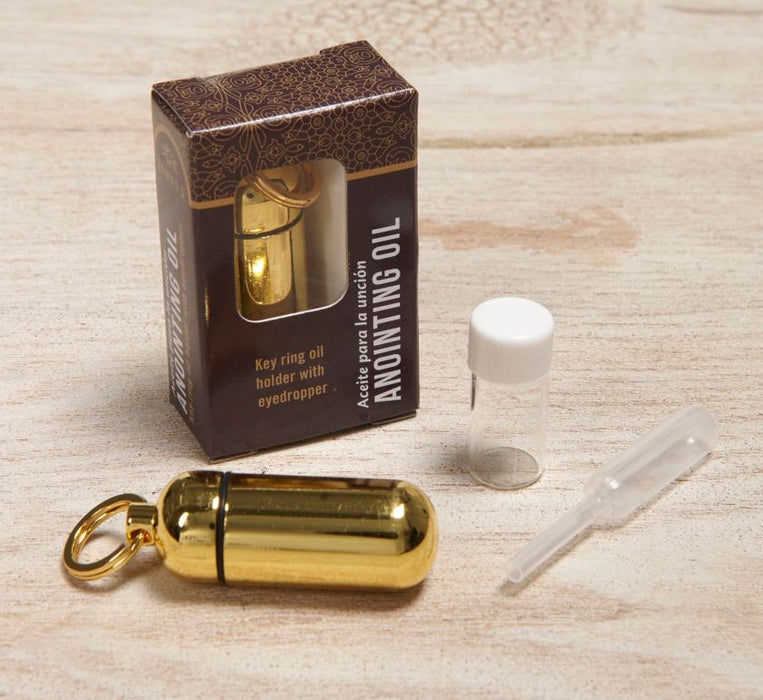 Anointing Oil Holder – Brass Boxed Set