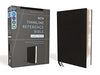 NIV, Thinline Reference Bible (Deep Study at a Portable Size), Large Print, Bonded Leather, Black, Red Letter, Comfort Print - Morning Star Christian Bookstores