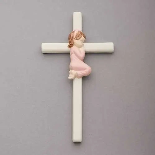 Valencia Praying Girl Wall Cross