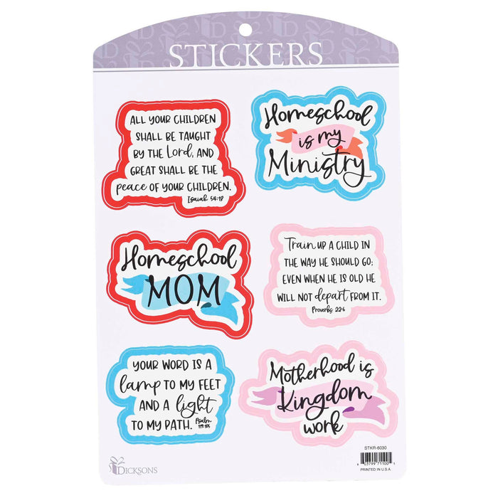 Sticker Homeschool Retro Collection - Morning Star Christian Bookstores