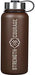 STRENGTH AND COURAGE BROWN SS WATER BOTTLE - Morning Star Christian Bookstores