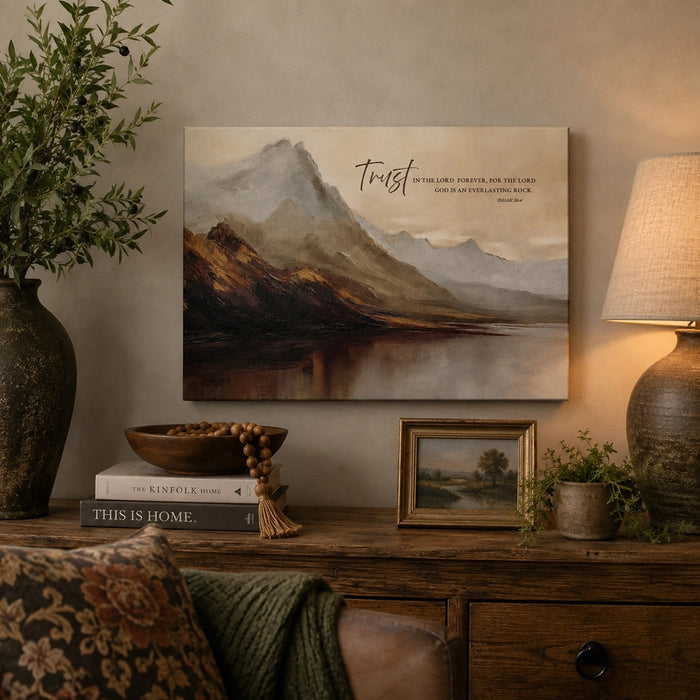 Wood Wall Plaque Trust in the Is. 26:4