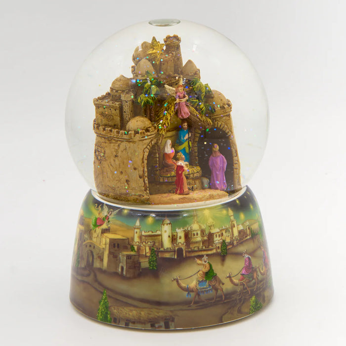 Glitterdome Musical Bethlehem Rotating Kings – "O Little Town of Bethlehem" Tune