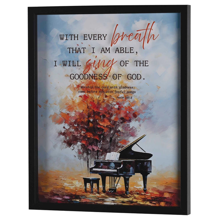 With Every Breath That I Am Able - Framed Wall Art