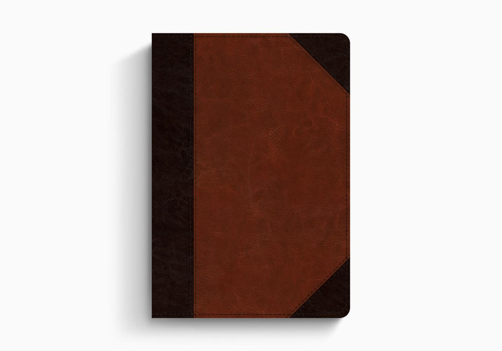 ESV Super Giant Print Bible TruTone, Brown/Cordovan, Portfolio Design