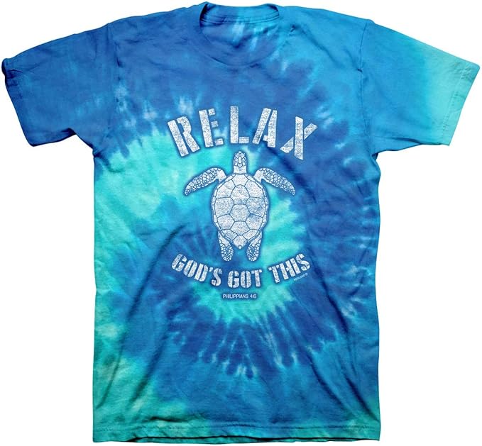 Adult T - Tie-Dye Relax Turtle