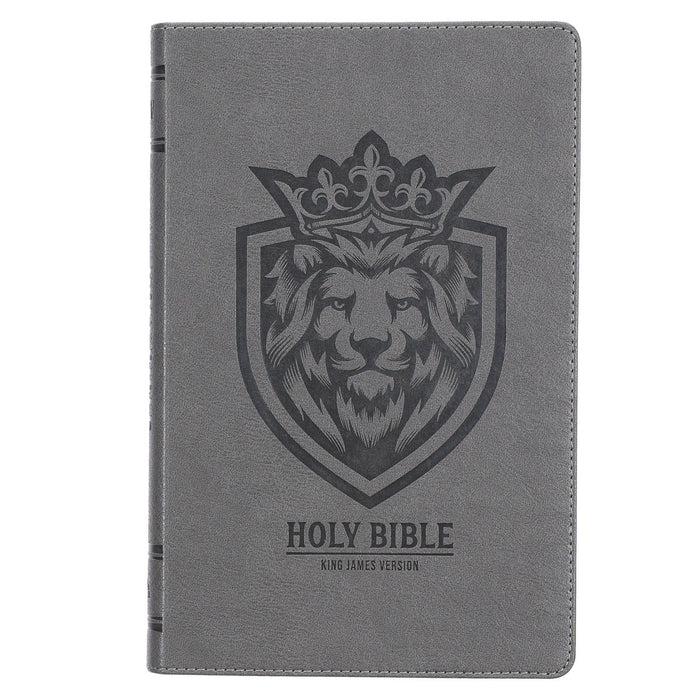 KJV Charcoal Faux Leather Gift Edition Bible