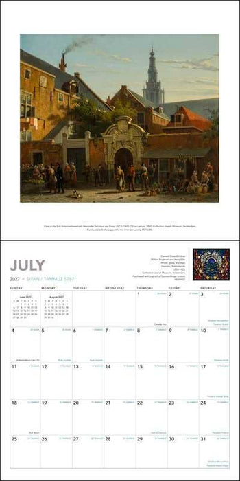 Jewish Calendar 2026–2027 16-Month Wall Calendar by Jewish Historical Museum Amsterdam