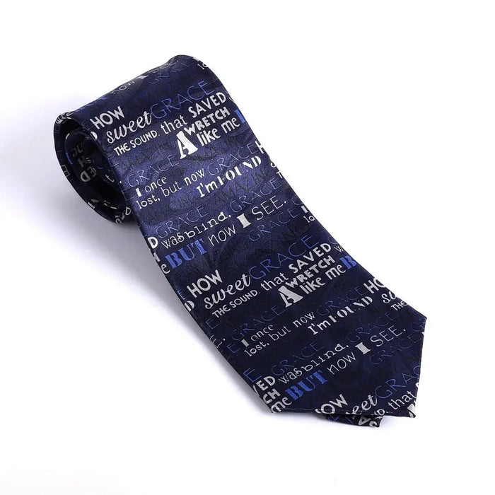 Tie Polyester Amazing Grace Blue