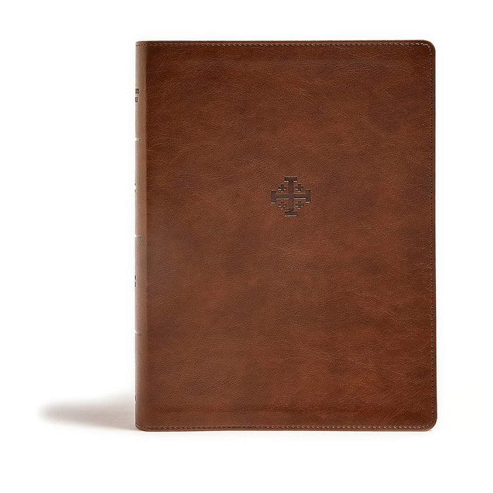 CSB LIFE CONNECTIONS STUDY BIBLE BROWN LEATHERTOUCH - Morning Star Christian Bookstores