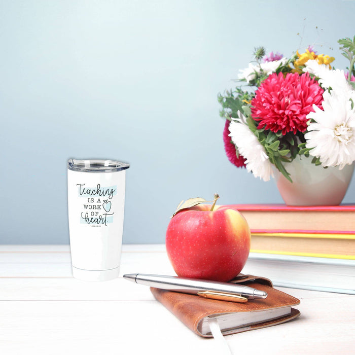 Tmblr Teaching Is A Work Ss White 20 Oz - Morning Star Christian Bookstores