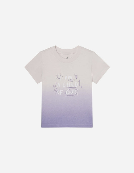 Christian Kids 100% Cotton Child of God Purple Kids Tee