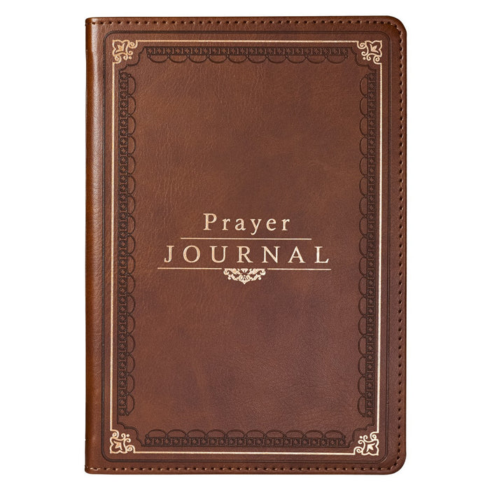 Prayer Journal Faux Leather w/Scripture/Prayers