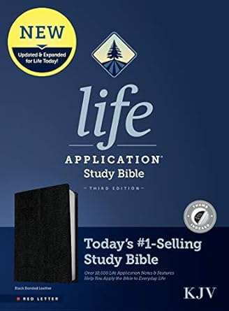 KJV Life Application Study Bible Bnd Leather Black IDX 3rd Edition