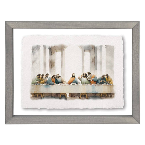 Last Supper Art - Floating Art Rectangle FAR1263 - Morning Star Christian Bookstores
