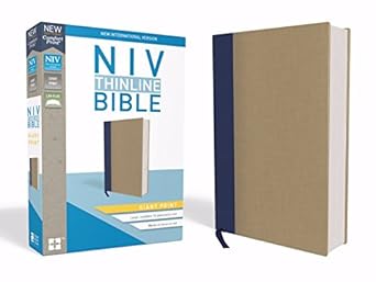 NIV  THINLINE BIBLE  GIANT PRINT  CLOTH OVER BOARD