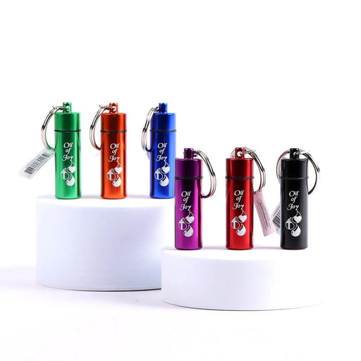 Key Ring Oil Of Joy Vial - 2.5 Inch Large - Morning Star Christian Bookstores