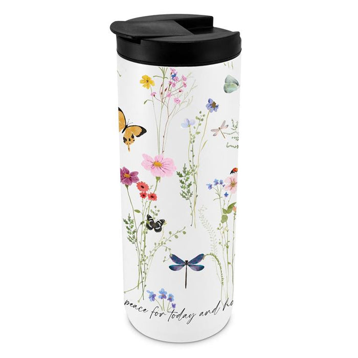 Tumbler Peace for Today Butterflies - Morning Star Christian Bookstores