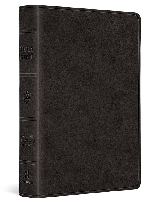 ESV Value Large Print Compact Bible Blk TruTone