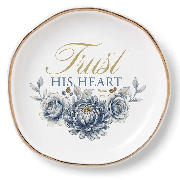 Trinket Tray Trust His Heart 4.5D