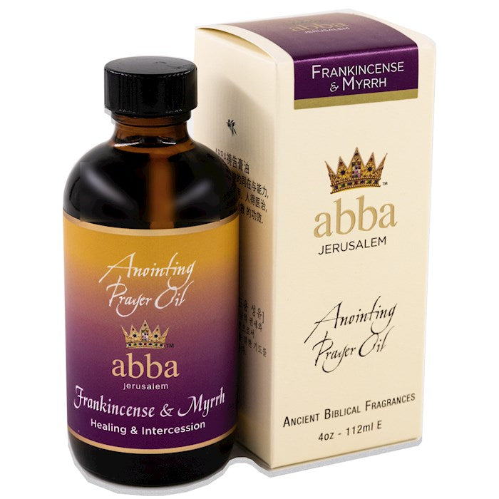 ABBA OIL: FRANKINCENSE & MYRRH 4oz