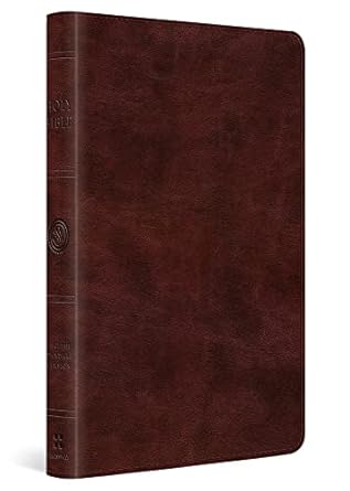 ESV Lg Print Thinline Bible TruTone Mahogany - Morning Star Christian Bookstores