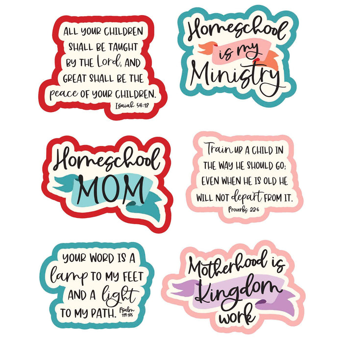 Sticker Homeschool Retro Collection - Morning Star Christian Bookstores