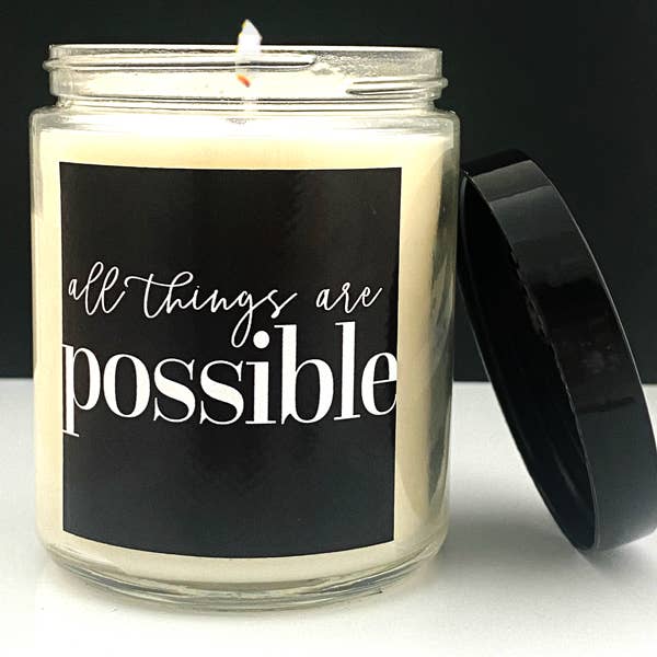 Orchid Musk 8oz Glass Candle - Morning Star Christian Bookstores