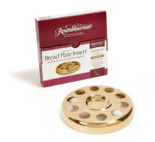 REMEMBRANCEWARE BRASS BREAD PLATE INSERT - Morning Star Christian Bookstores