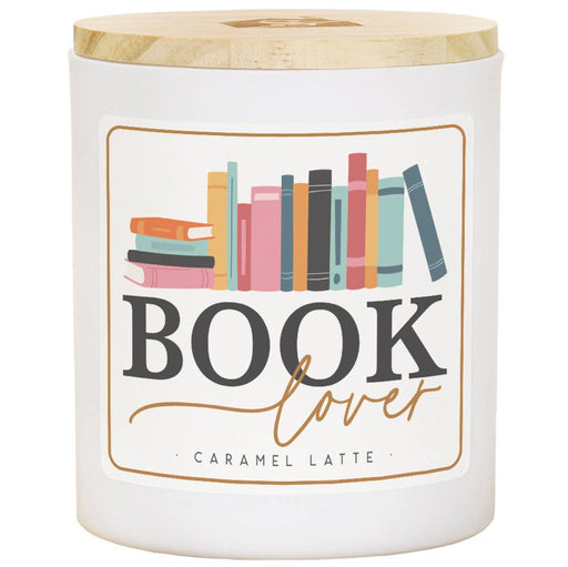 Book Lover Candle - Caramel Latte CDL1512 - Morning Star Christian Bookstores