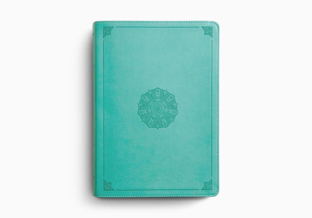 ESV Study Bible, TruTone®, Turquoise, Emblem Design