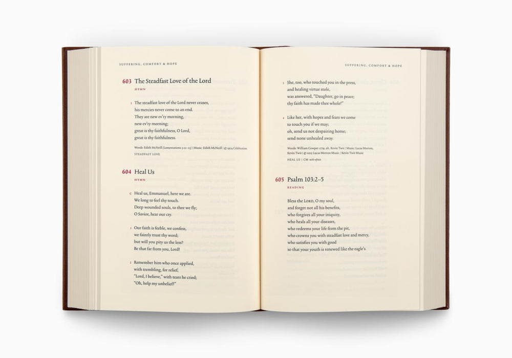 The Sing! Hymnal, Lyrics & Liturgies Hardcover