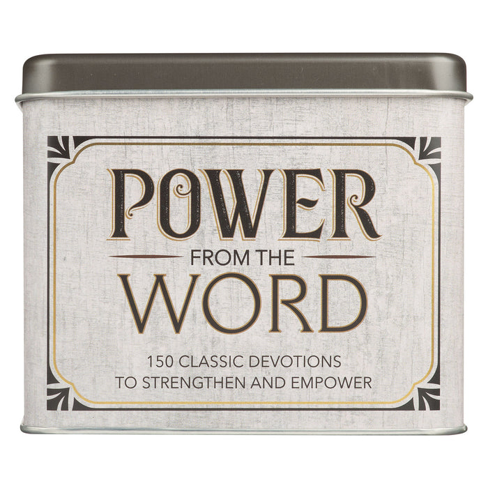 CARDS IN TIN - POWER FROM THE WORD