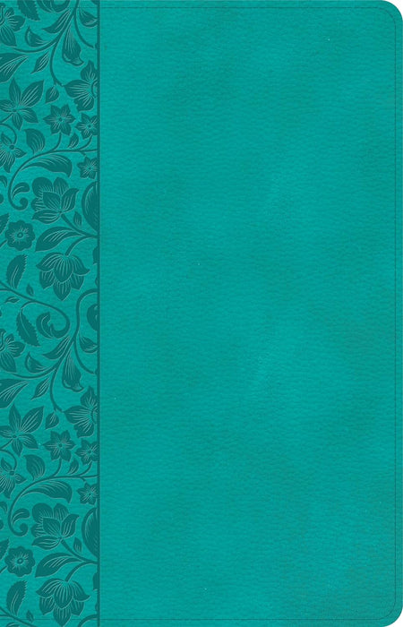 NASB Lg Print Pers Size Ref Bible Teal Leathertouch IDX