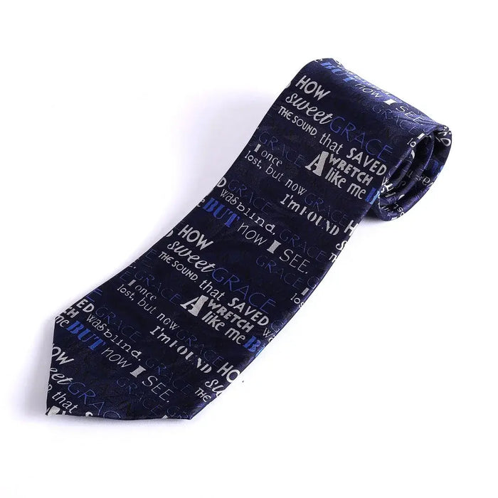 Tie Polyester Amazing Grace Blue