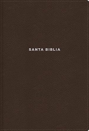 NVI, Study Bible, Revised Text 2022, Leathersoft, Brown, Large Print, 4 Color Interior, Words of Jesus in Red, Comfort Print - Morning Star Christian Bookstores