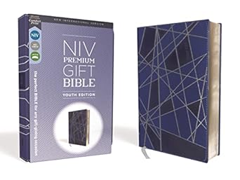 NIV Premium Gift Bible Youth Ed Leathersoft Blue - Morning Star Christian Bookstores