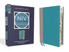 NIV Study Bible, Teal/Gray Leathersoft, Indexed, 2020 Fully Revised Edition - Morning Star Christian Bookstores