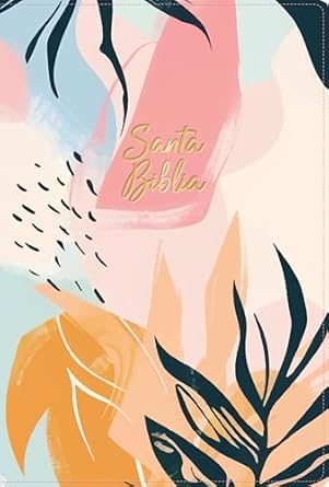 RVR 1960 Biblia letra grande tamaño manual edición especial, multicolor, símil piel