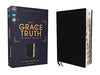 NIV, The Grace and Truth Study Bible, European Bonded Leather, Black, Red Letter, Comfort Print - Morning Star Christian Bookstores
