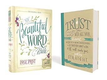 NIV Beautiful Word Journaling Bible Large Print Hardcover