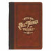 With God All Things Are Possible Bown Faux Leather Classic Journal with Zipper - Morning Star Christian Bookstores