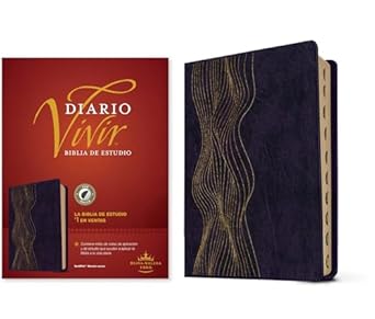 Biblia de estudio del diario vivir RVR60, Purple Indexed - Morning Star Christian Bookstores