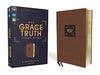 NIV, The Grace and Truth Study Bible, Leathersoft, Brown, Red Letter, Comfort Print - Morning Star Christian Bookstores
