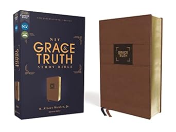 NIV, The Grace and Truth Study Bible, Leathersoft, Brown, Red Letter, Comfort Print - Morning Star Christian Bookstores