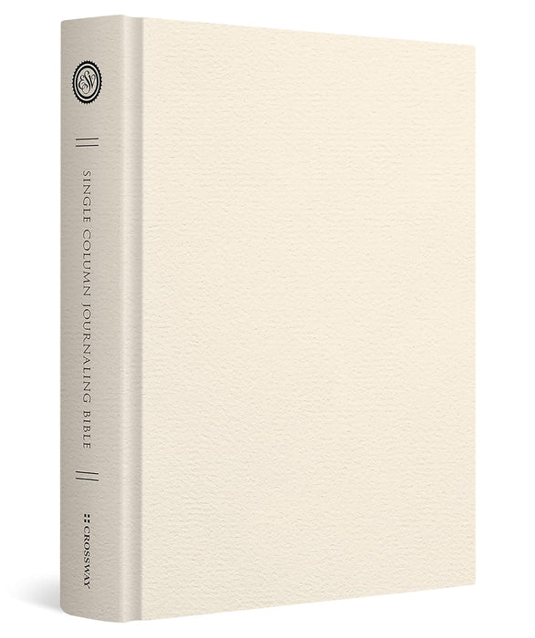 ESV SC Journaling Bible (HC White, Cust)