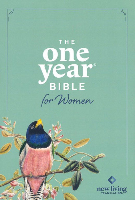 NLT The One Year Bible for Women Bird Softcover