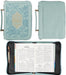 Saved by Grace Teal Faux Leather Fashion Bible Cover - Ephesians 2:8 - Morning Star Christian Bookstores