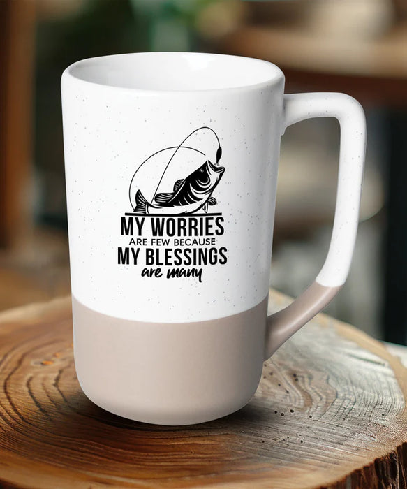 My Worries Are Few Pebble Mug