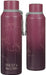 TRUST IN THE LORD PLUM FLORAL STAINLESS STEEL WATER BOTTLE - PROVERBS 3:5 - Morning Star Christian Bookstores